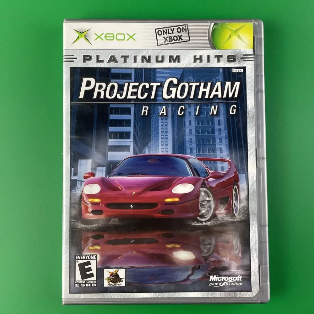Project Gotham Racing 1 & 2 Video Game Lot (Microsoft Xbox) Complete CIB PGR